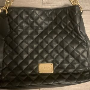 Bebe black purse with chain